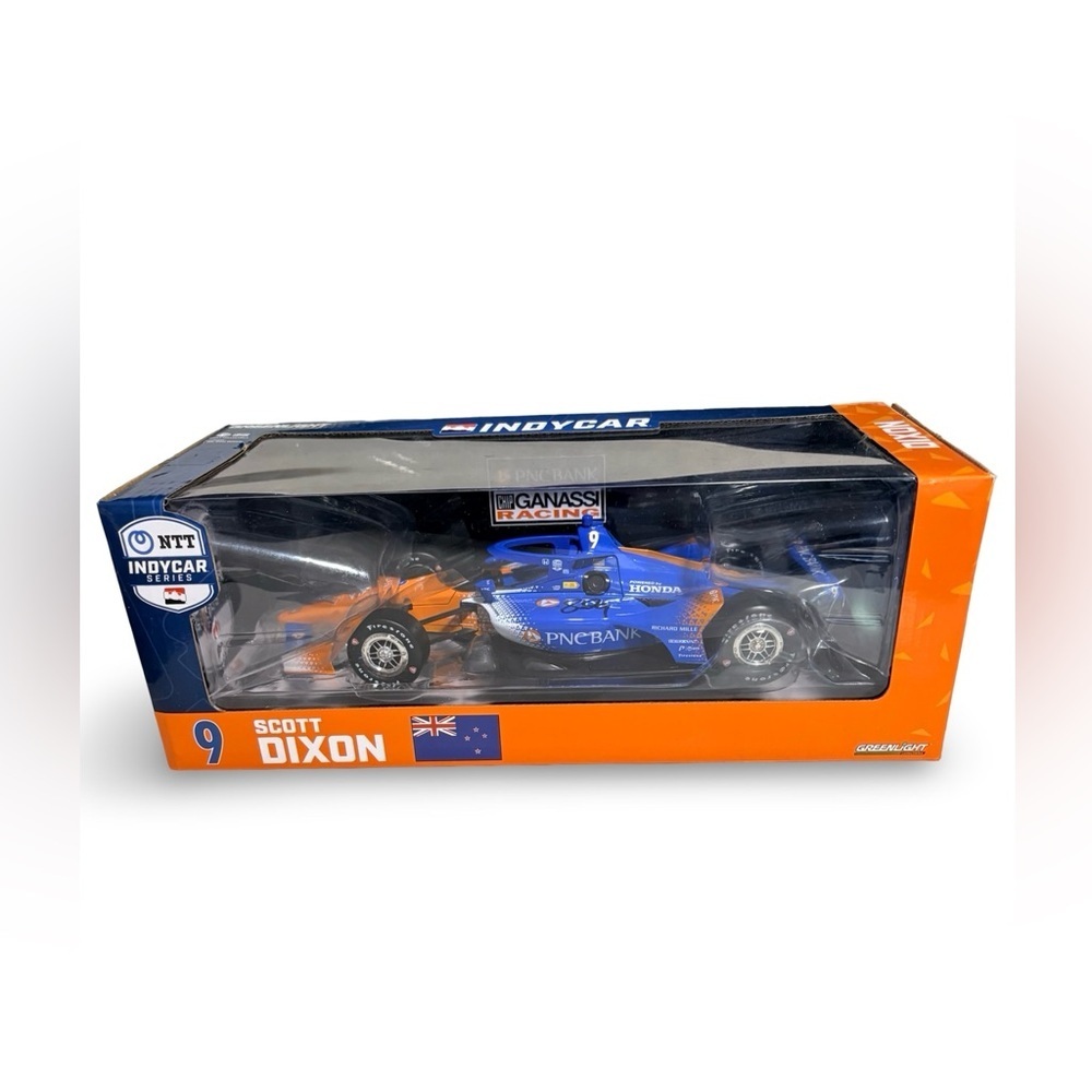 NWT Autographed Scott Dixon #9 IndyCar 2023 Greenlight 1:18 Diecast Collectible - Picture 7 of 17